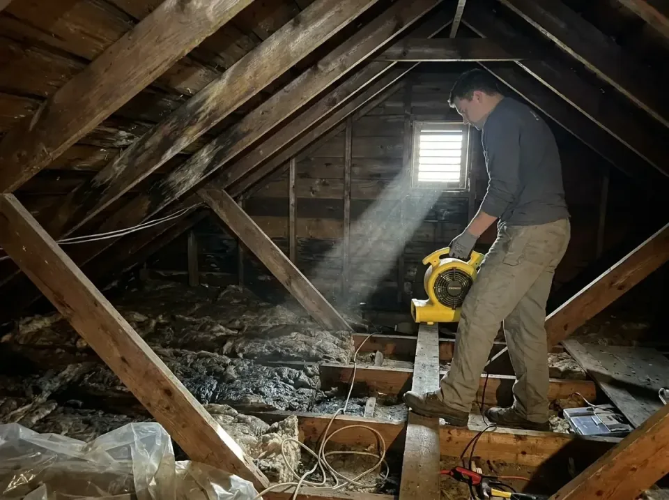 attic-water-damage-drying-proc-007 — frequently asked questions, Emergency Water Extraction & 24/7 Flood Response in Papilli…
